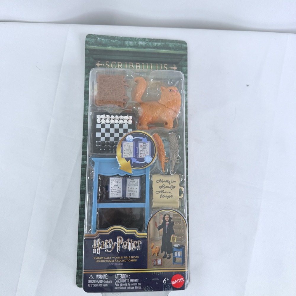 Mattel Harry Potter Diagon Alley Collectible Shops Scribbulus New